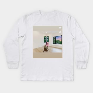 dweller of a 2.25 million dollar home under the texas heat dome (after #francisbacon) Kids Long Sleeve T-Shirt